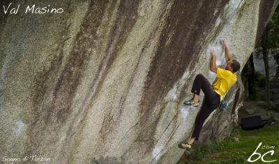 Jo working on "Sogno di Tarzan"